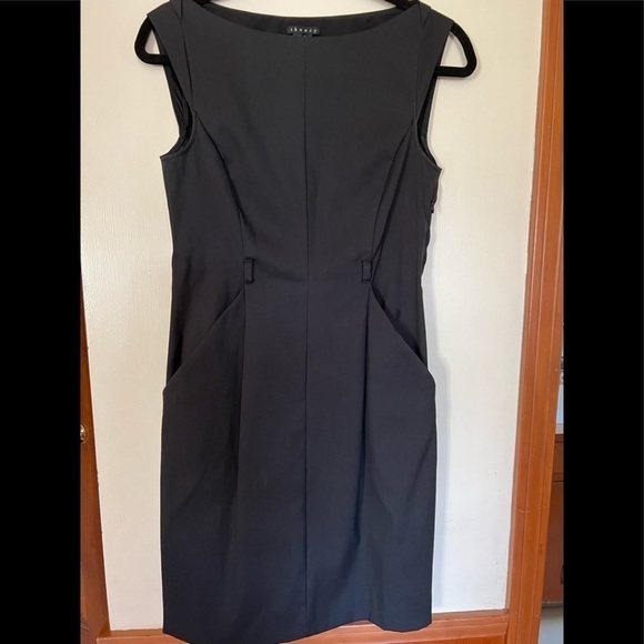 Theory STUNNING Little Black Dress with Pockets - Picture 1 of 11